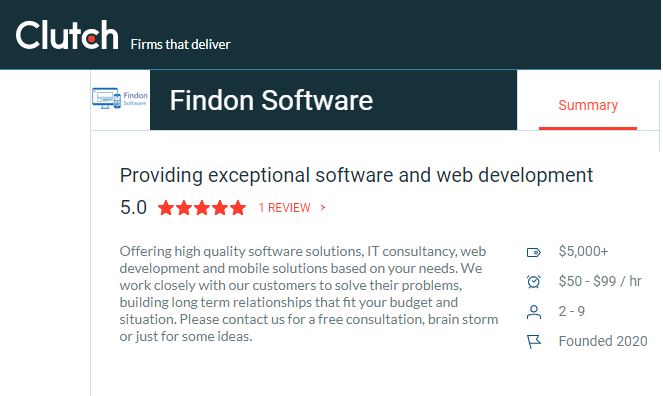 Findon Software Clutch Profile
